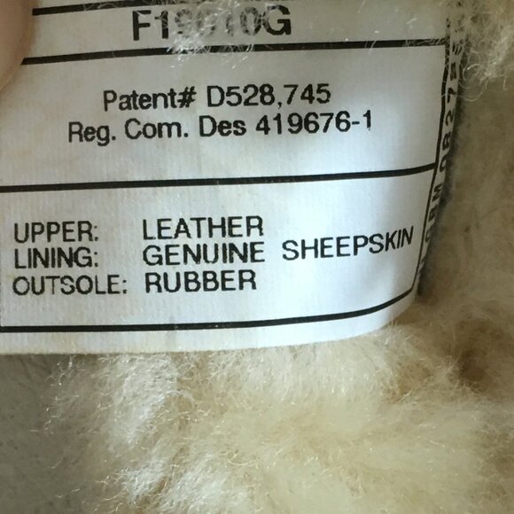 UGG Retro Cargo Winter Snow Boots Womens Size 8 Brown Sheepskin Side Zip 1895 - Picture 8 of 10